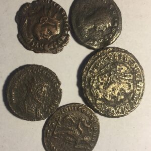 5 Ancient Roman Coins (Pre Christian Era)