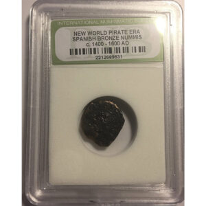 Spanish Pirate Era Bronze Coin (Med Grade)