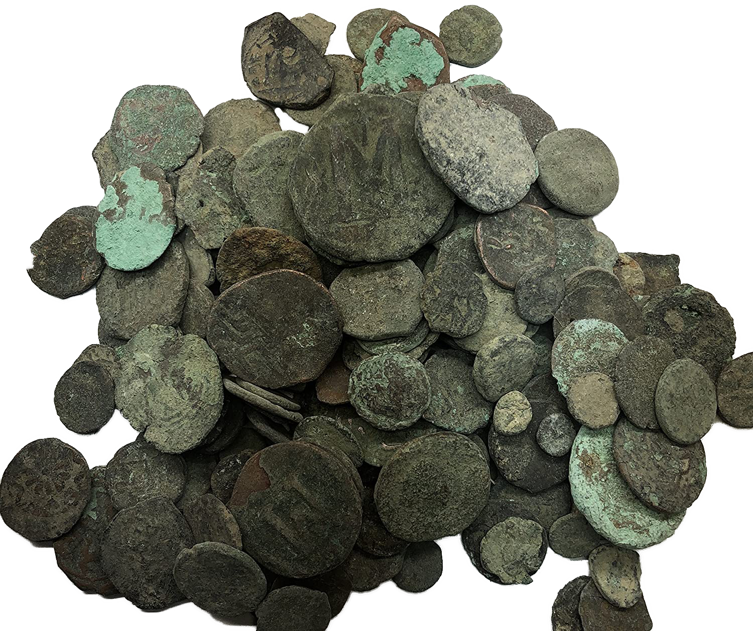 Uncleaned Roman Bronze Coins