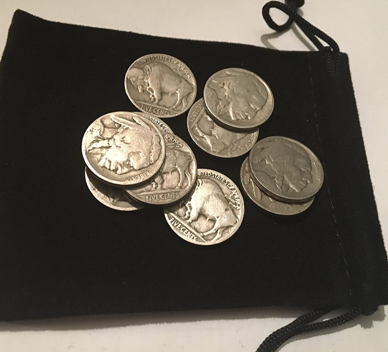 10 US Buffalo Nickels (1913-1938) Starter Set (Comes In a Gift Bag) - Image 3