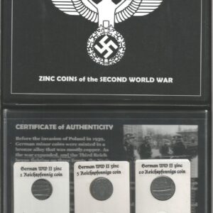 Zinc coins of the second world war for sale