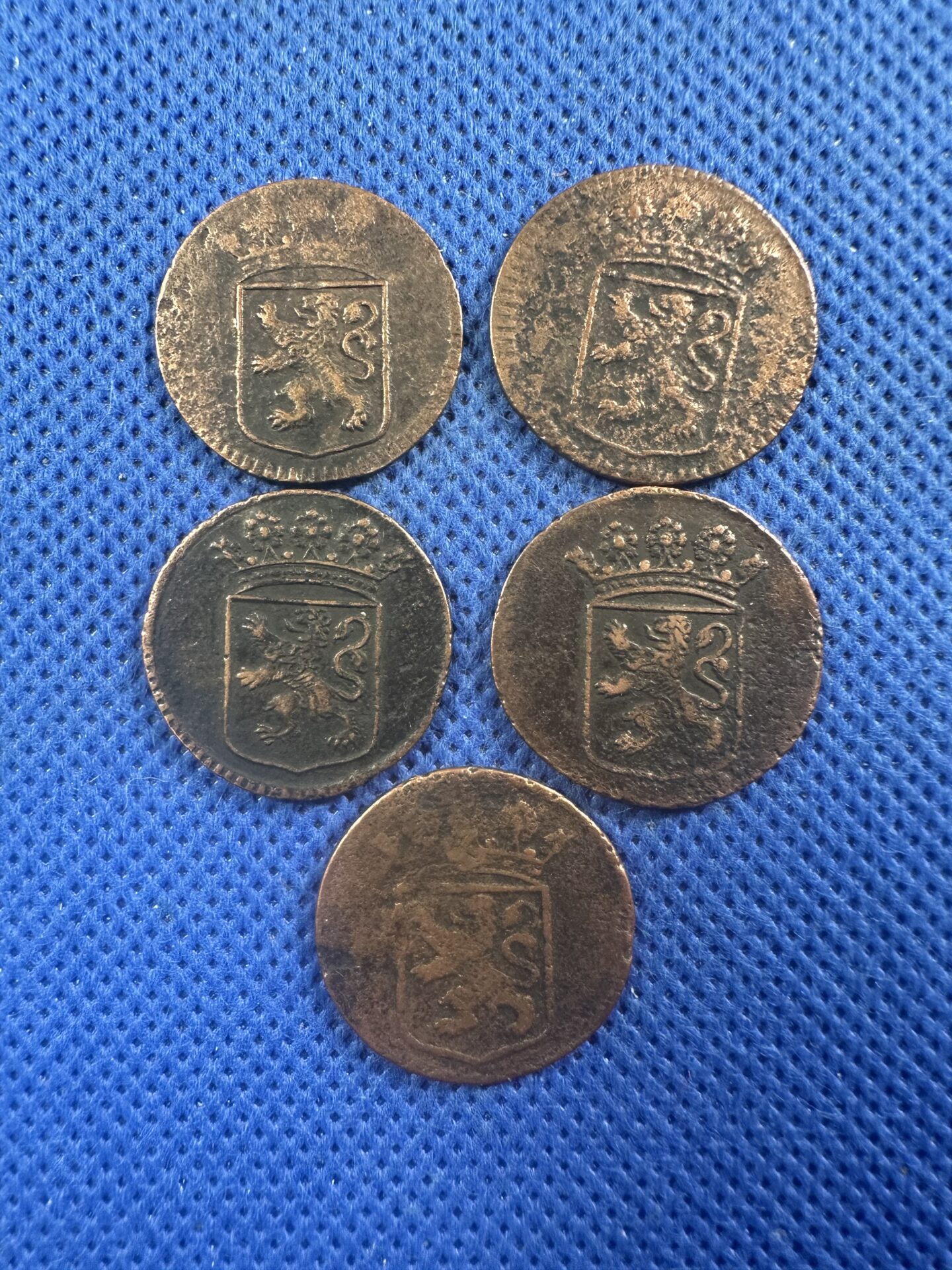 Dutch East India Company Coins VOC Holland 1726-1793 CE - Image 2