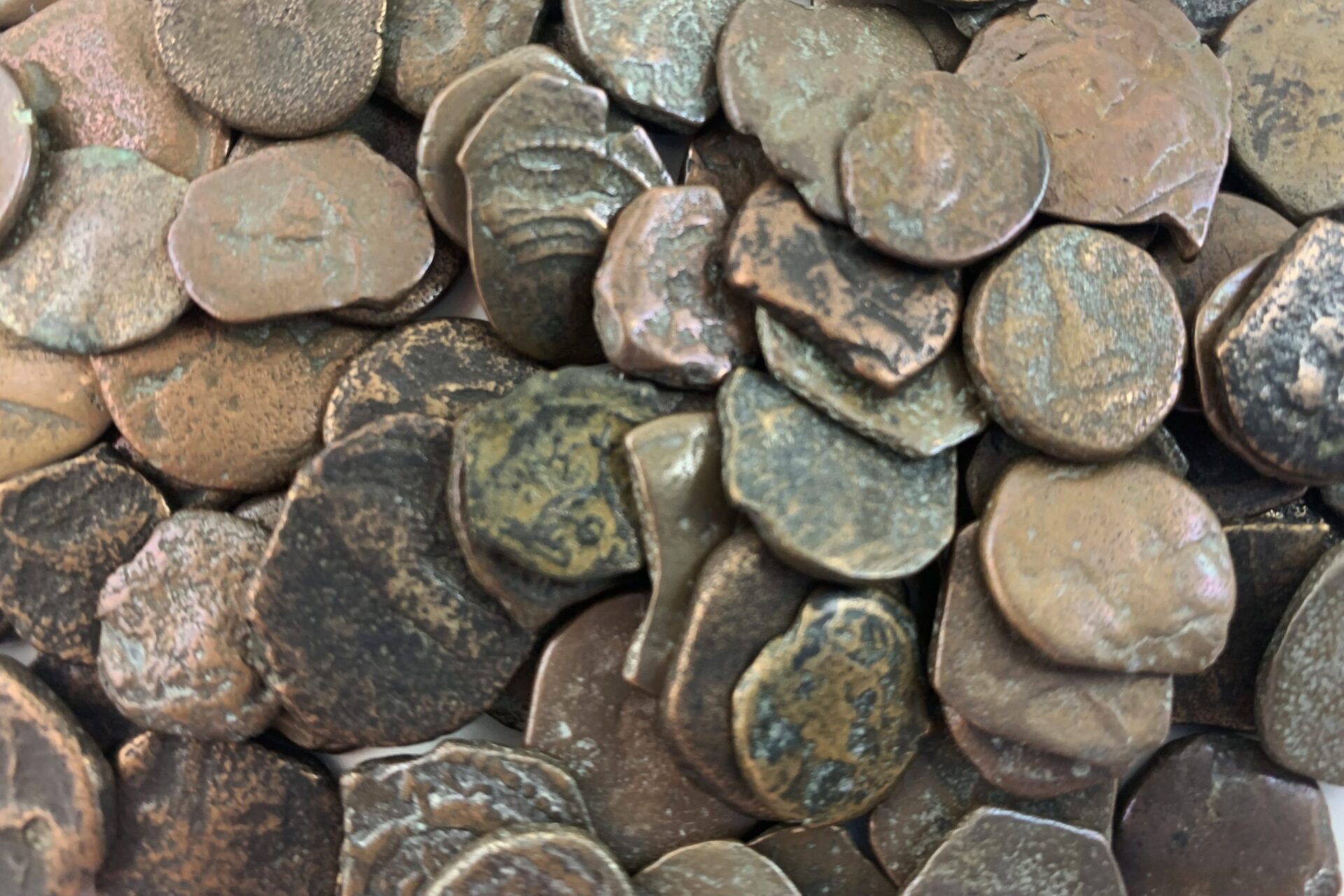 Ancient Bronze Coin of the Biblical Holy Land (mini) (low grade) - Image 2