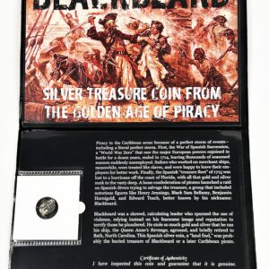 Blackbeard: Silver Treasure Coin from the Golden Age of Piracy (album) (half real)
