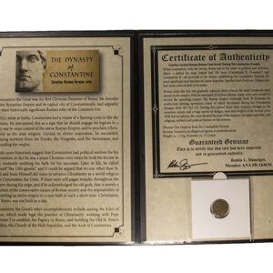 Constantine Dynasty: 1 Roman Bronze Coin (Album)