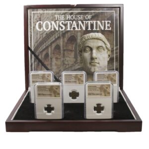 House of Constantine: A Collection of Five Slabbed Coins (Five-Coin Box)