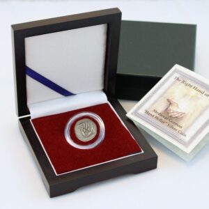 Right Hand of God Box: Medieval German ”Hand Heller“ Silver Coin