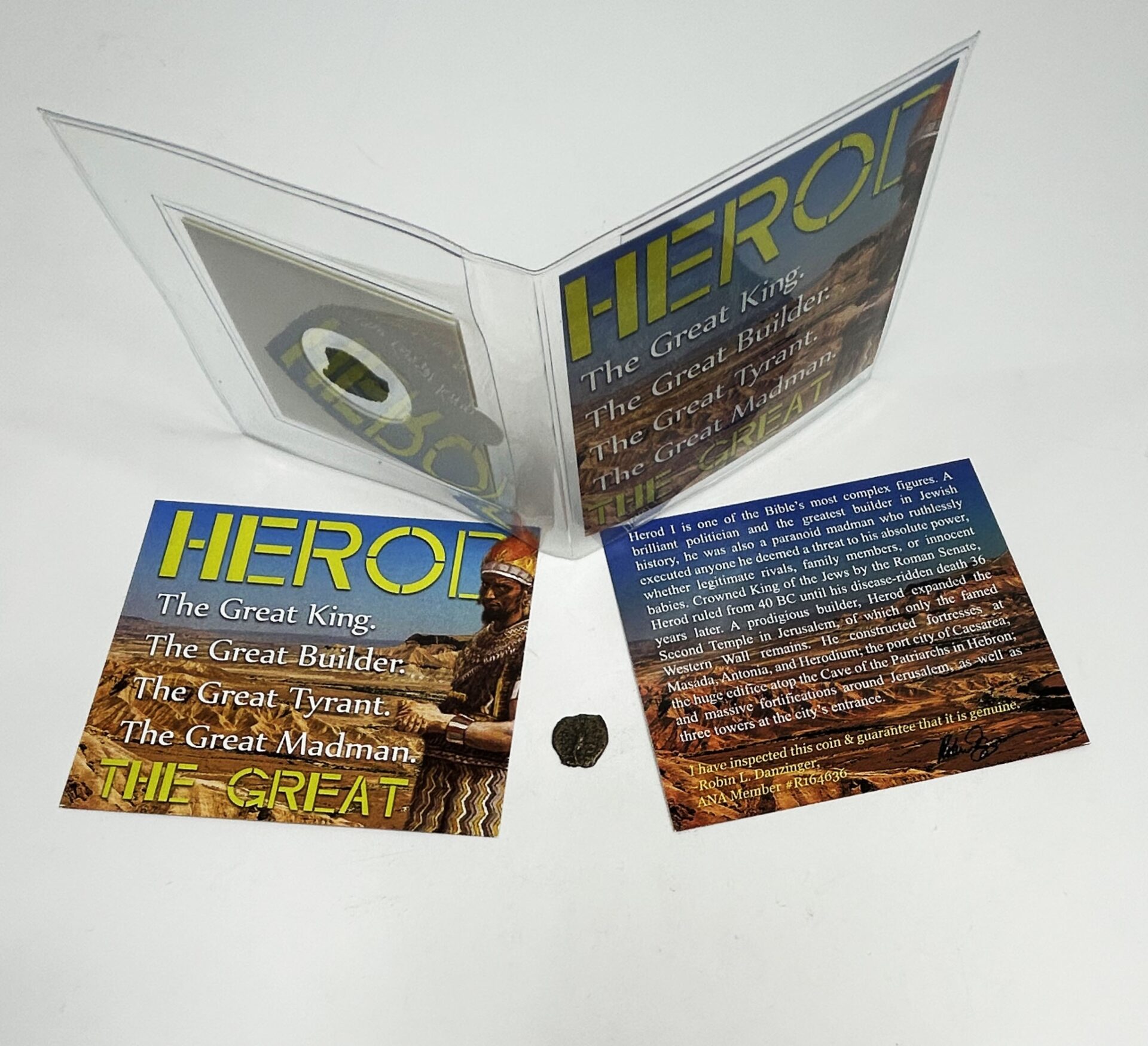 Herod the Great: Genuine Bronze Judean Prutah of the Biblical Holy Land - Image 6