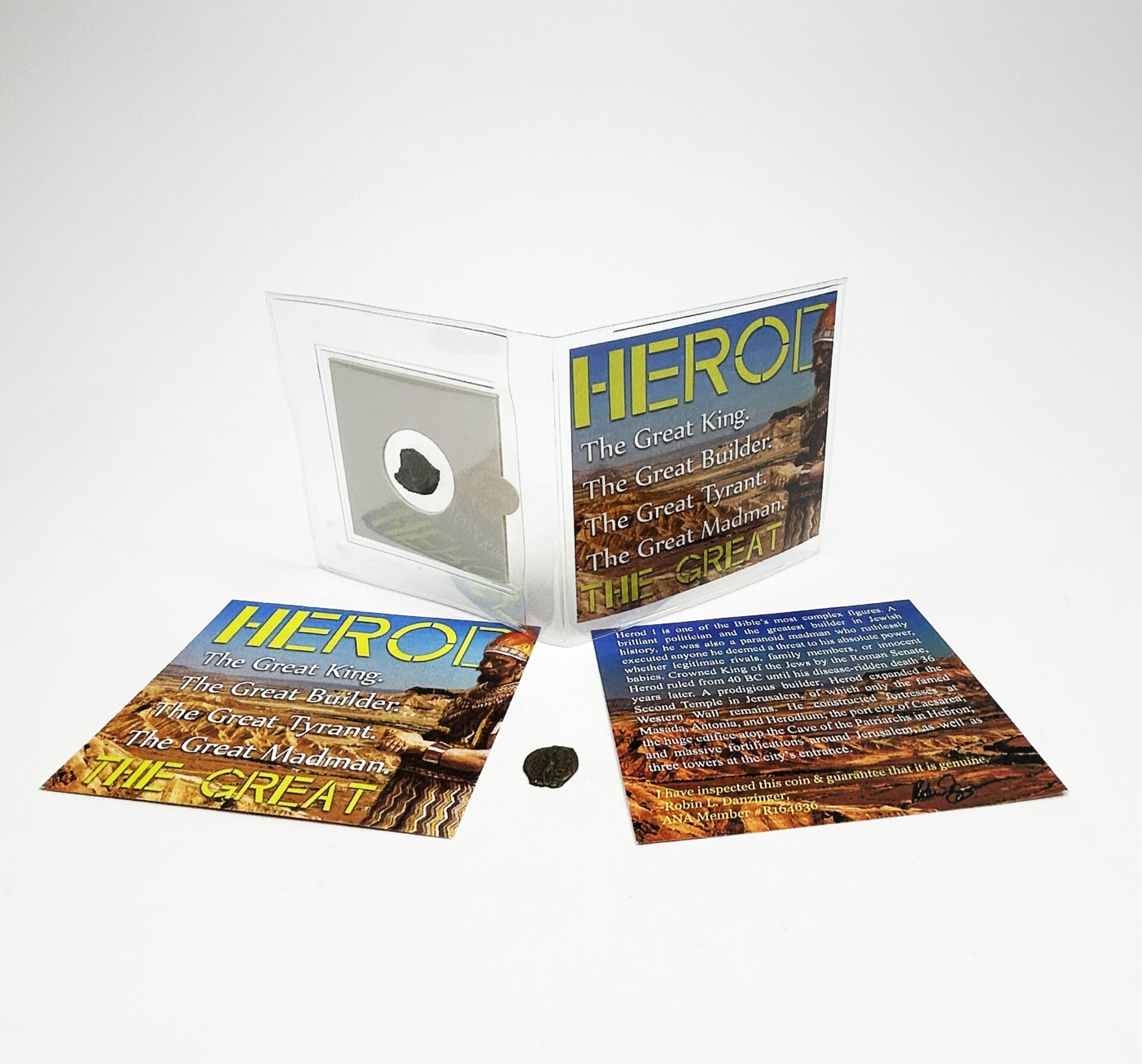 Herod the Great: Genuine Bronze Judean Prutah of the Biblical Holy Land