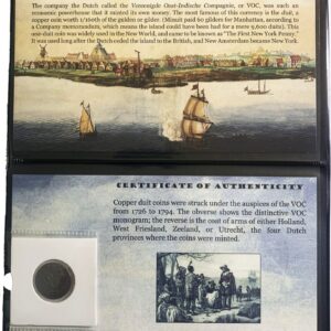 First New York Penny : VOC Copper Duits Album
