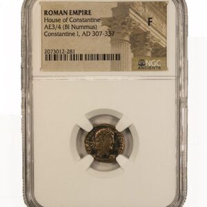 Roman AE of Constantine I, the Great (AD 272-337) NGC (F)
