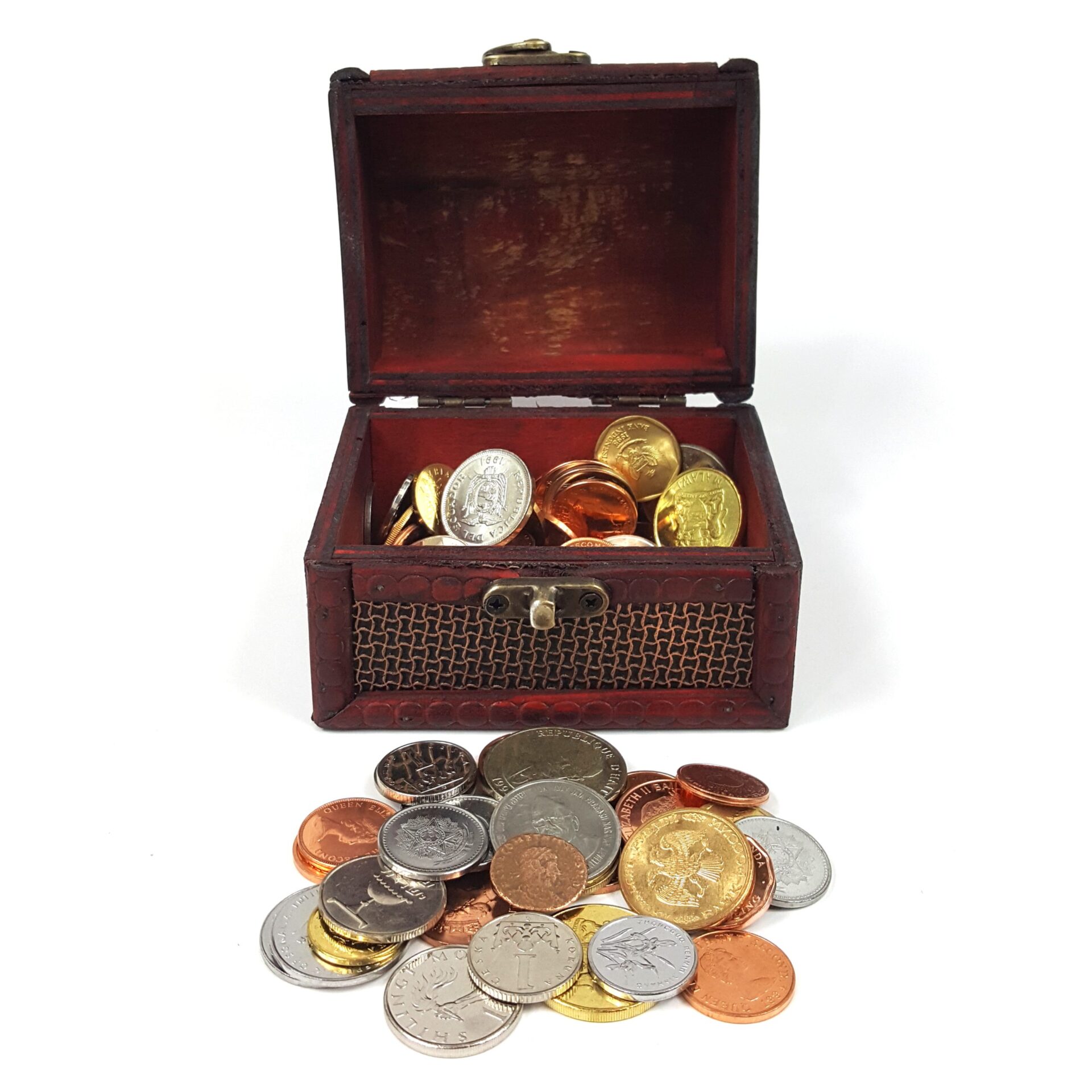 Treasure Box: One pound of mixed world coins PLUS one ancient Roman bronze - Image 6