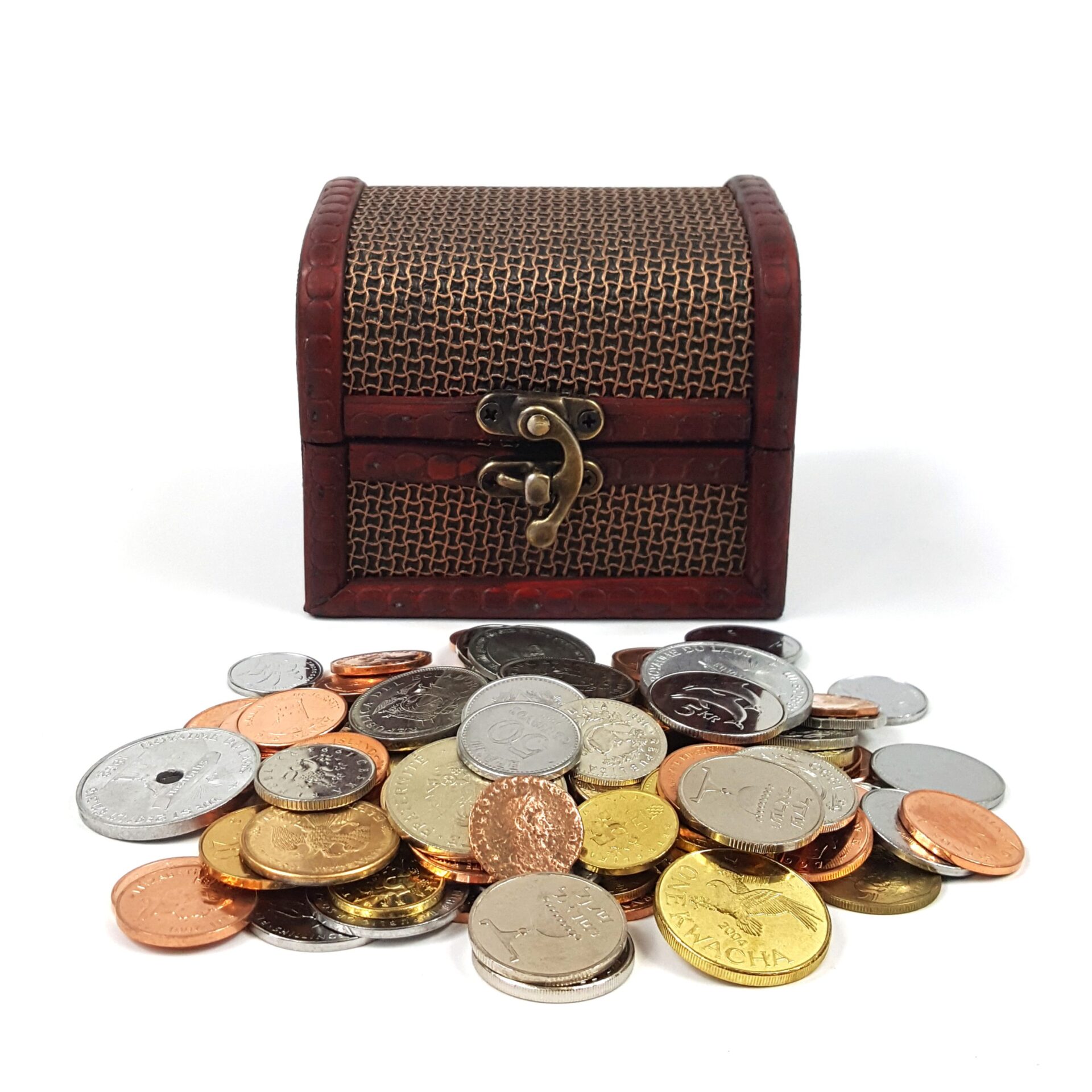 Treasure Box: One pound of mixed world coins PLUS one ancient Roman bronze - Image 5