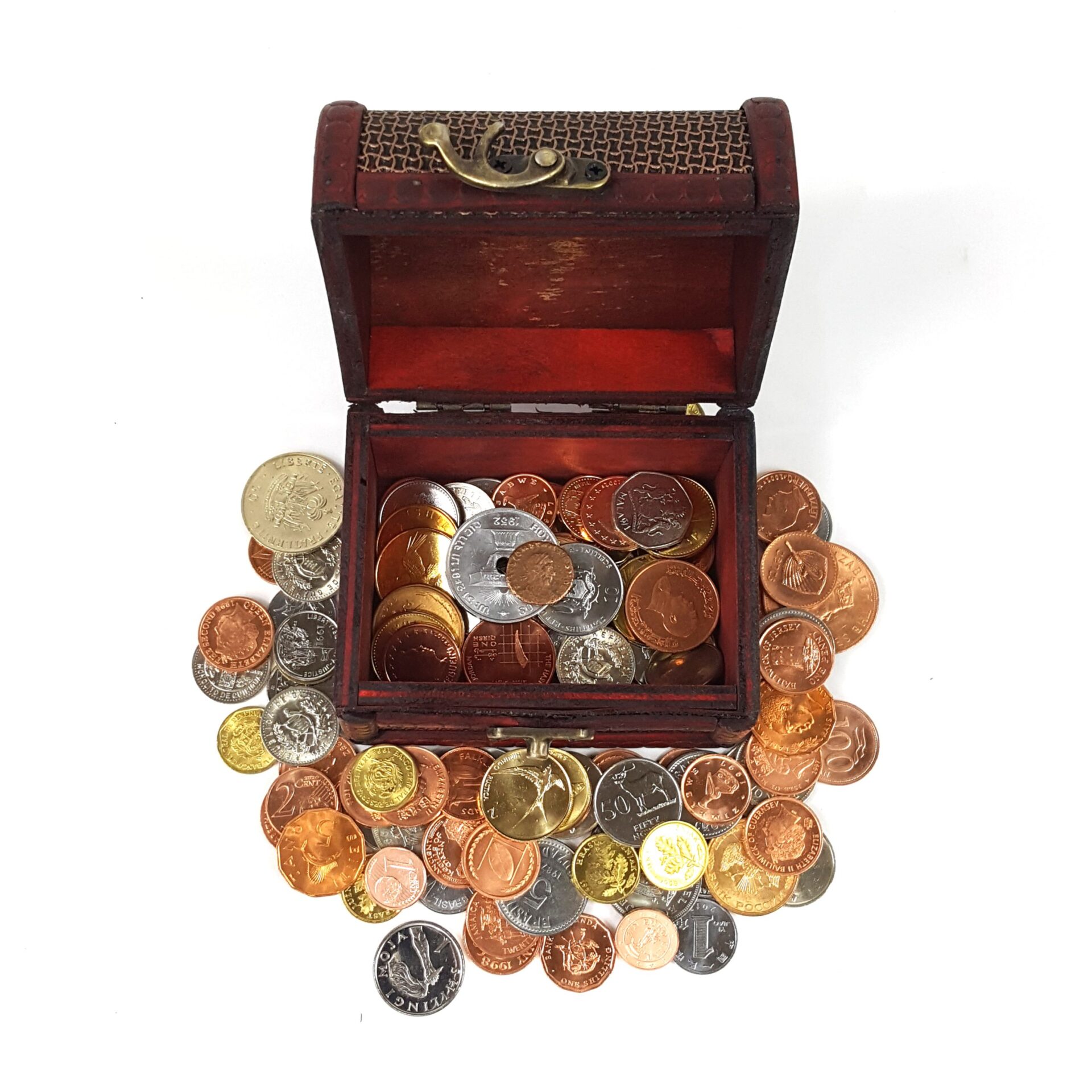 Treasure Box: One pound of mixed world coins PLUS one ancient Roman bronze - Image 3