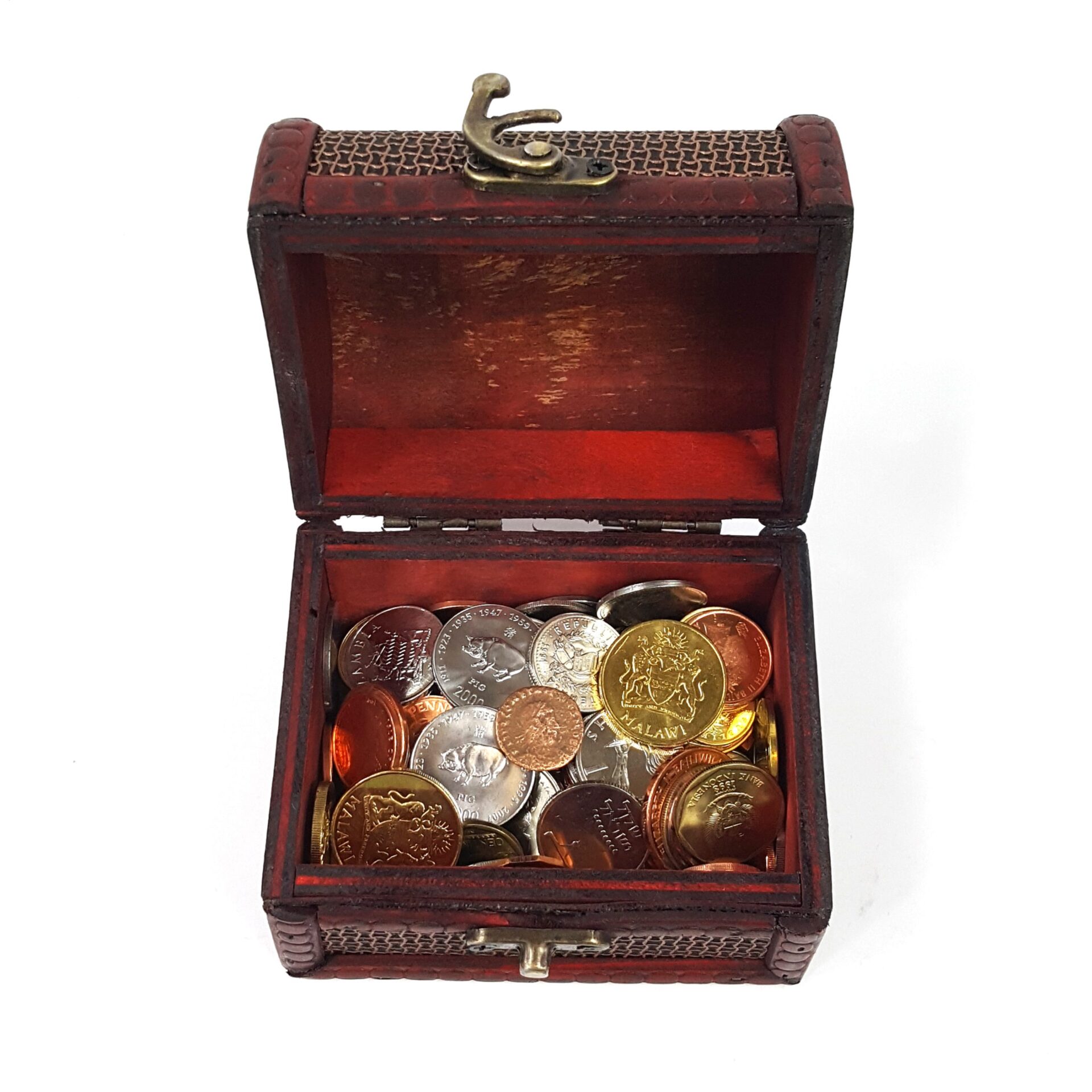 Treasure Box: One pound of mixed world coins PLUS one ancient Roman bronze - Image 2