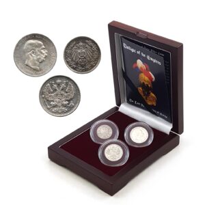 The Last Royal Houses Of Europe: Box of 3 Silver Coins (Three-Coin Box)
